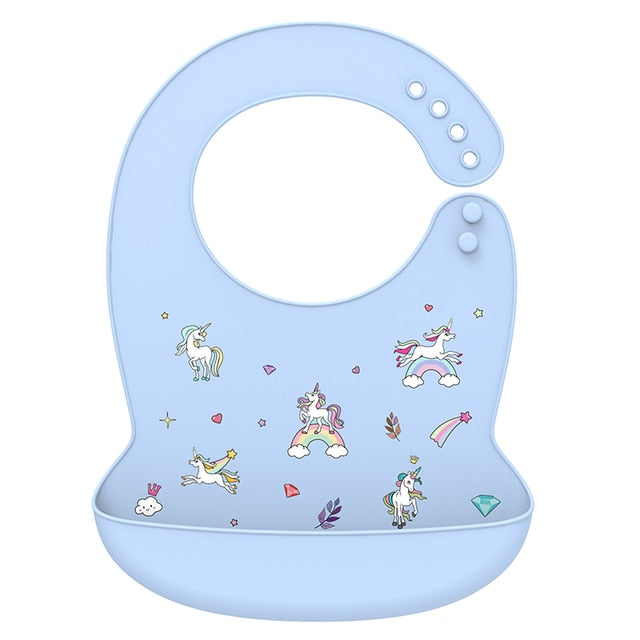 Babador de silicone infantil