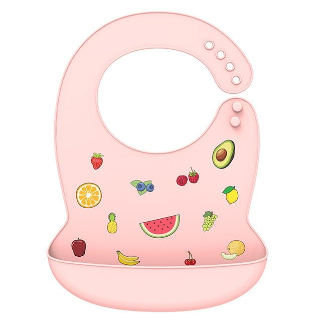 Babador de silicone infantil