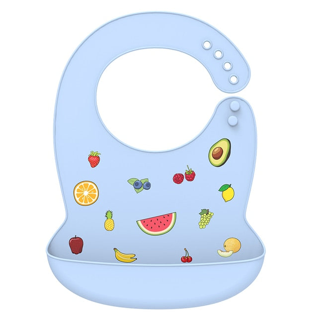 Babador de silicone infantil