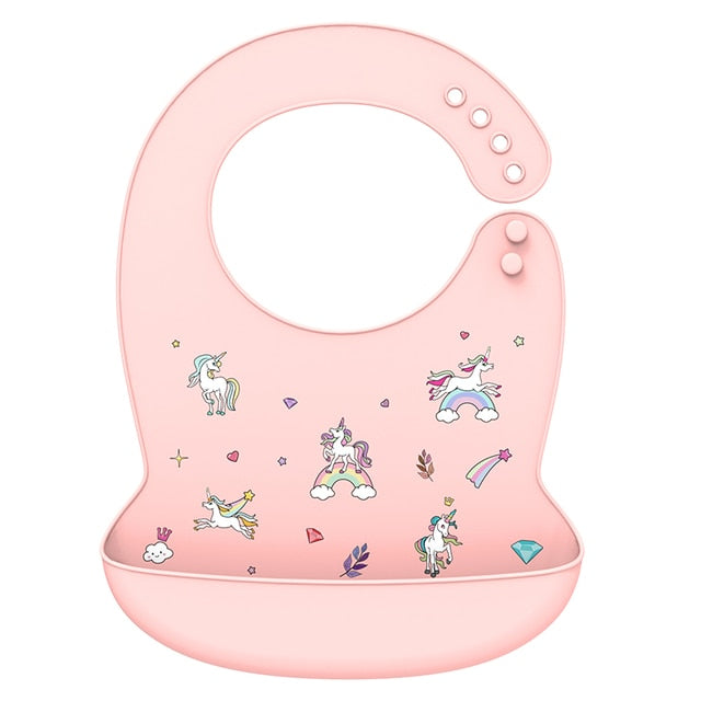 Babador de silicone infantil