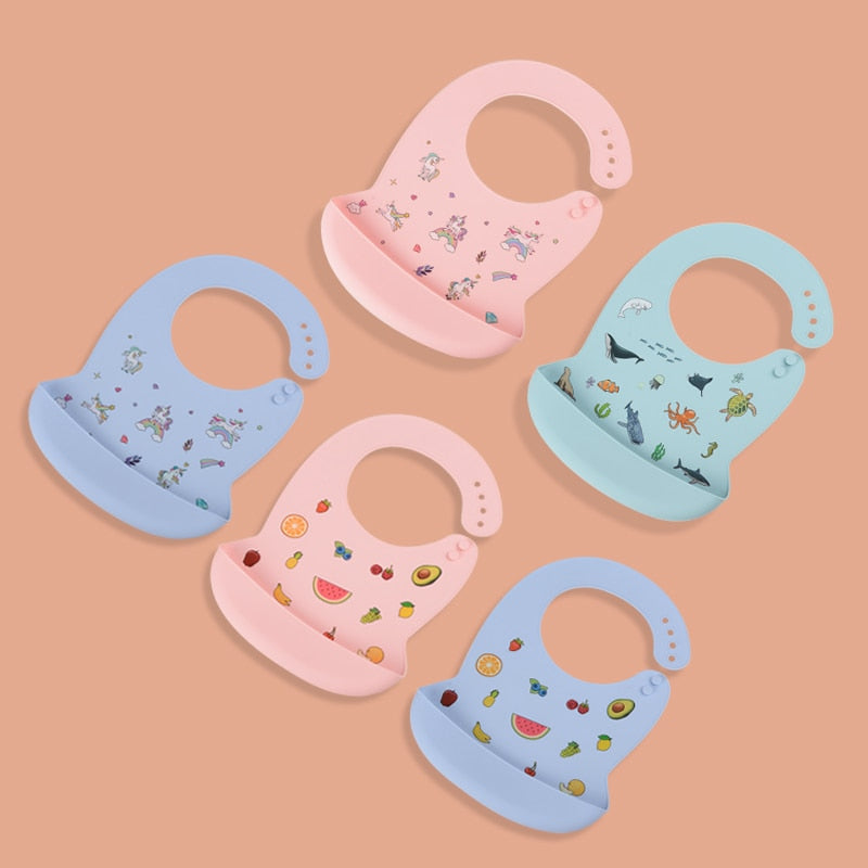 Babador de silicone infantil