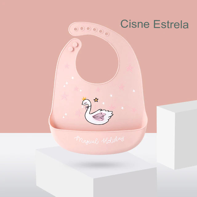 Babador de silicone infantil