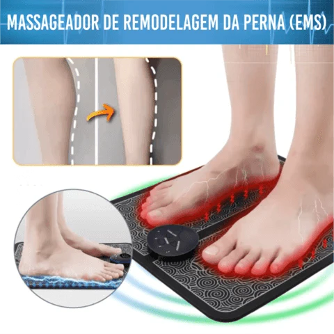 Massageador elétrico para as pernas